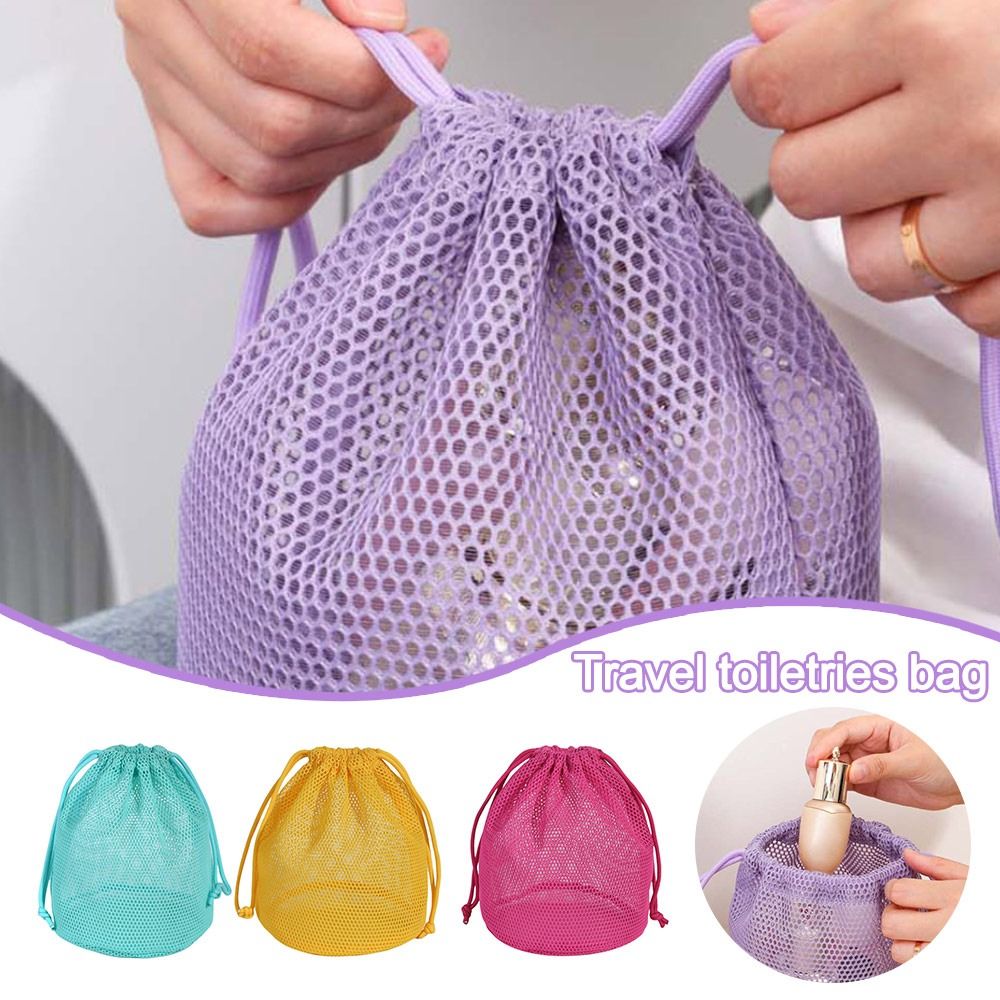 Cosmetic Bags - Модная косметичка в ярких цветах, сетчатая
