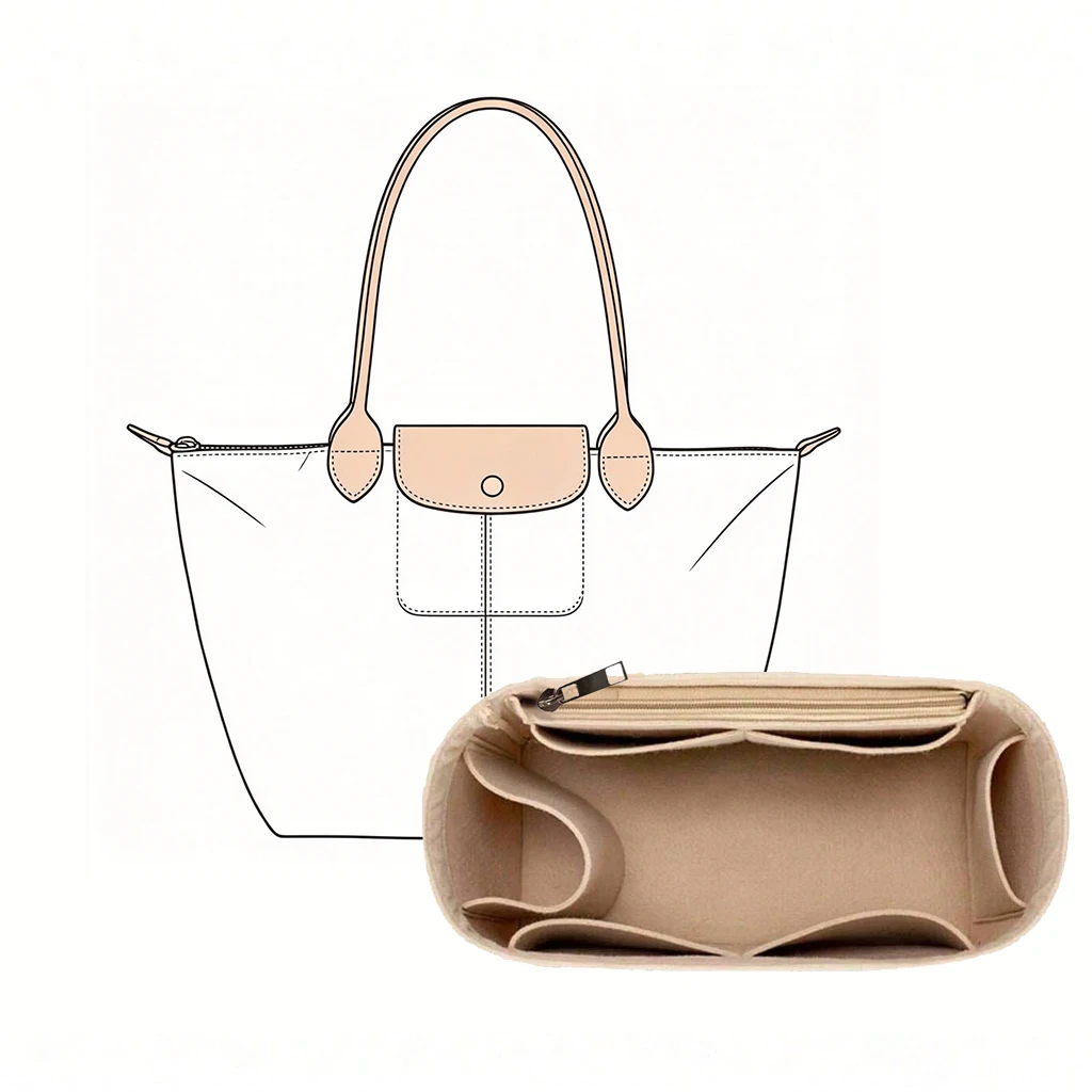 Cosmetic Bags - Органайзер для сумок из фетра, вкладыш