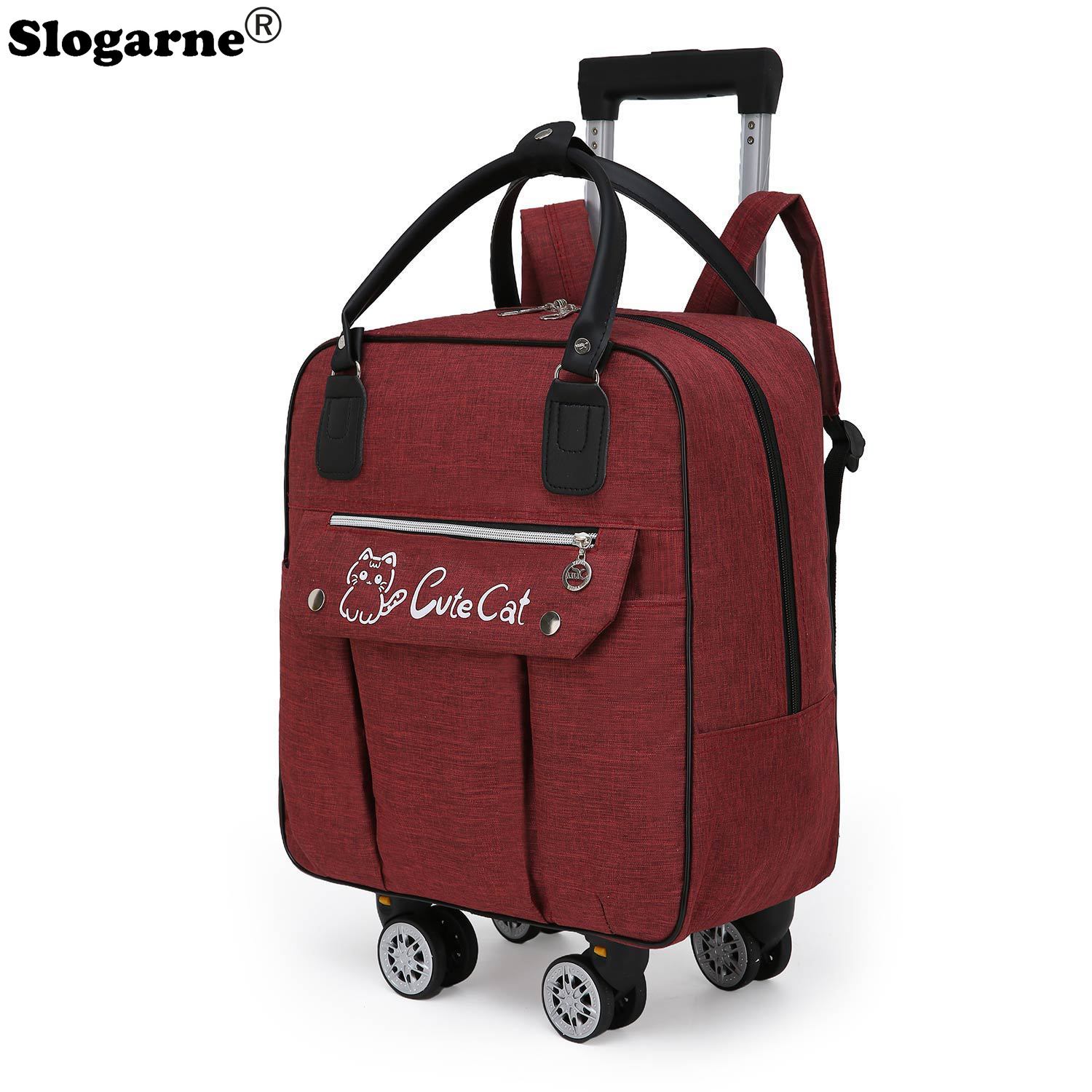 Foldable Rolling Luggage Bag - Тележка Большая вместительная дорожная сумка на