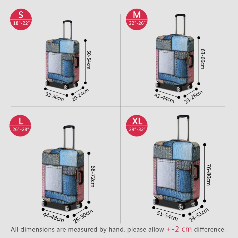Рождественский чехол для чемод – обзор и цена Waterproof Suitcase Cover Protector