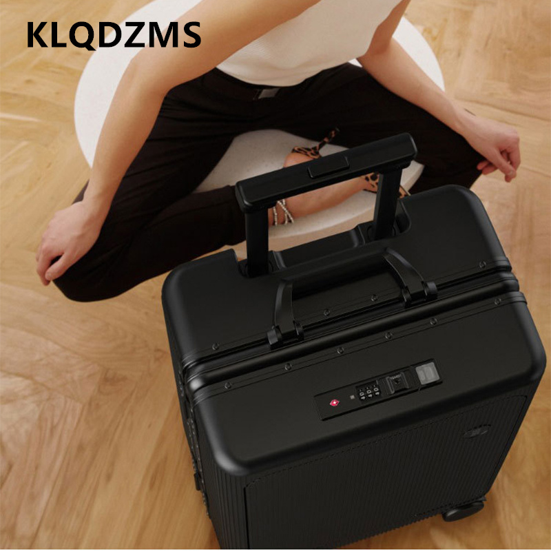 Чемодан KLQDZMS 20/22/24 дюйма – обзор и цена Front Opening Laptop Luggage 24 Inch