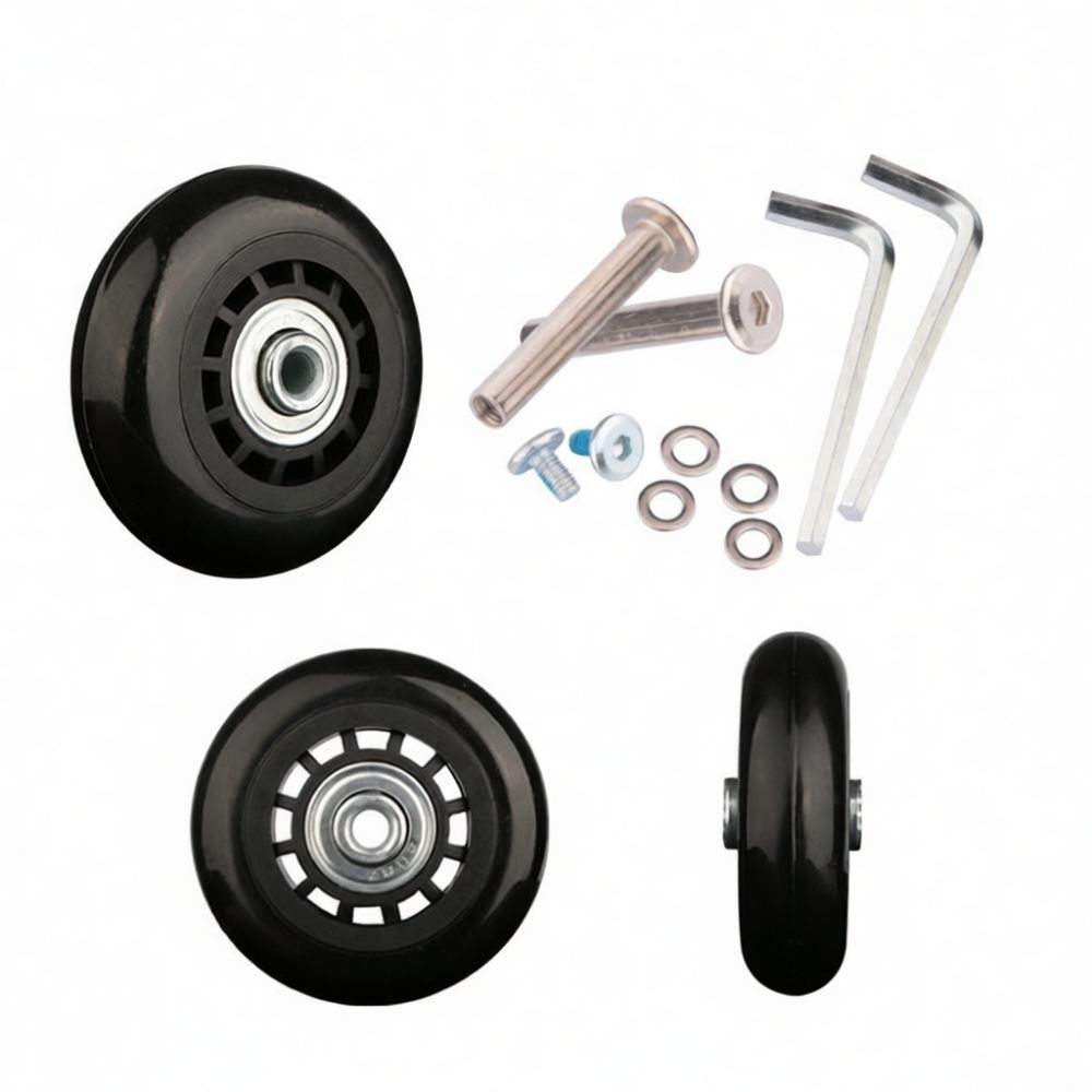 Колесики для багажа, резиновые – обзор и цена Silent Replacement Luggage Wheels