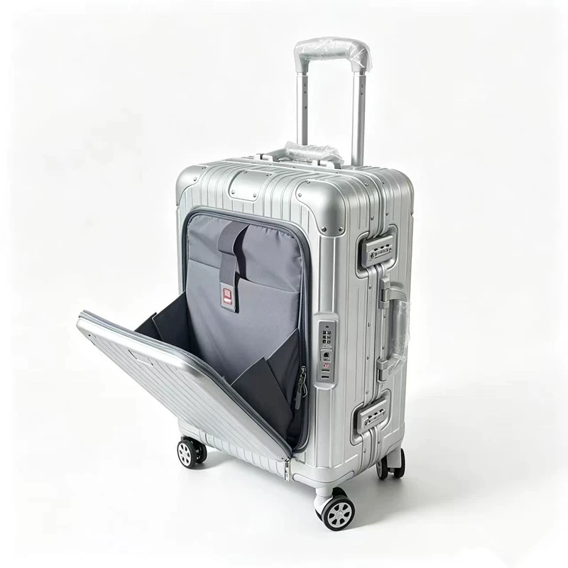 Дорожный чемодан с фронтальным – обзор и цена Spinner Wheel Rolling Suitcase 20 Inch