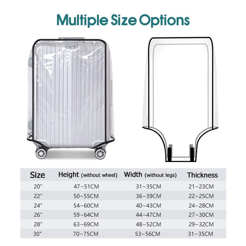 Водонепроницаемый прозрачный ч – обзор и цена Luggage Protective Cover Transparent
